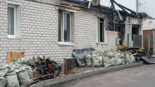 Professional Soot Cleanup technician working in North Brunswick, NJ